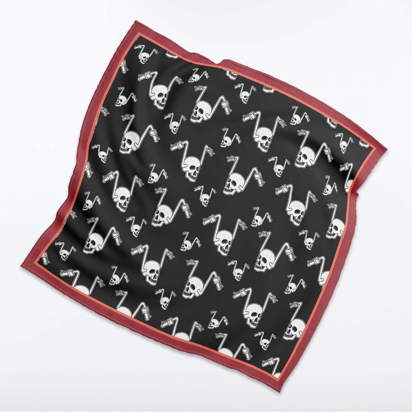 Unisex Neck Scarf 23"x23" Small Square | Headband Scarf Motorcycle Bandana Men & Women Head Scarf Breathable Lightweight Design 5