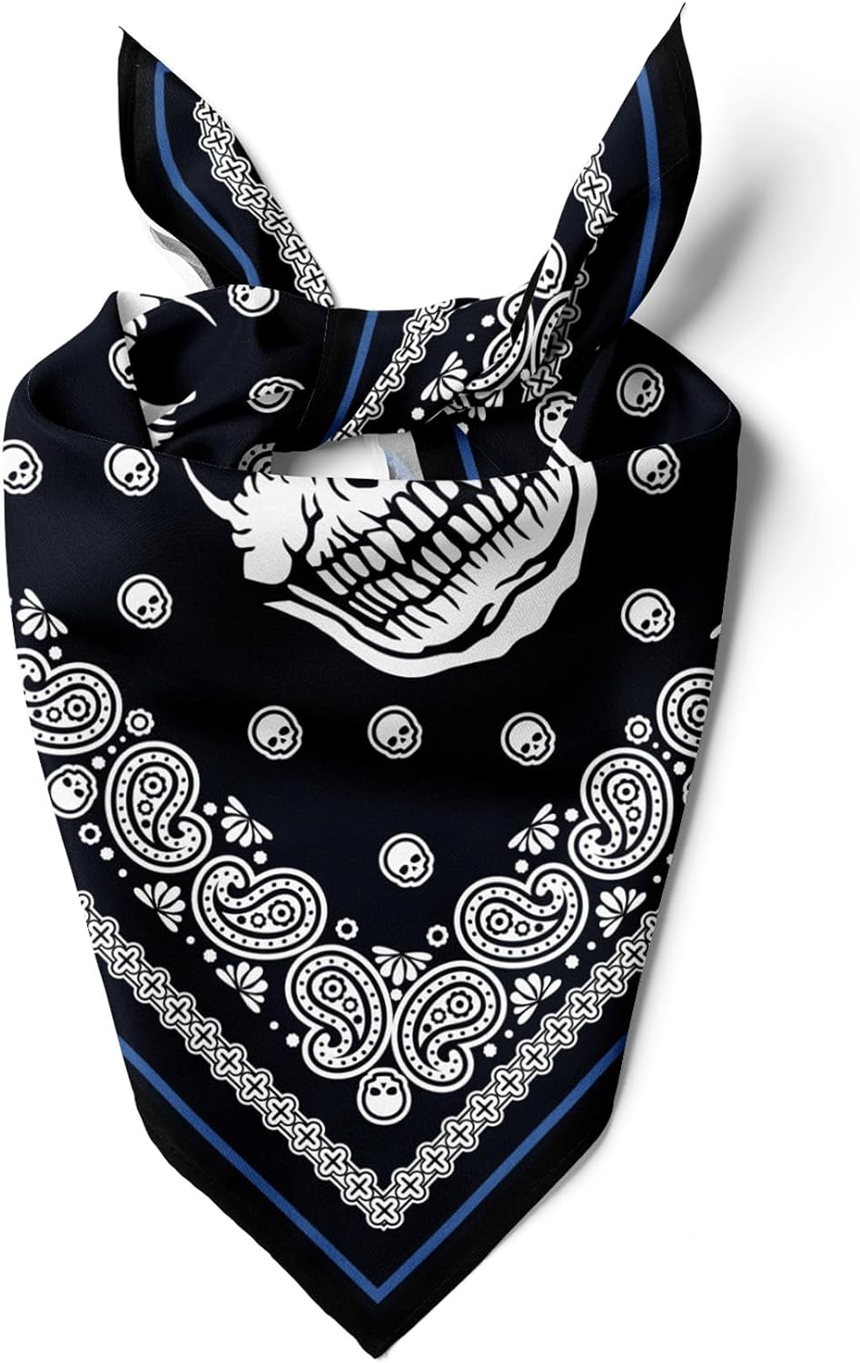 Unisex Neck Scarf 23"x23" Small Square | Headband Scarf Motorcycle Bandana Men & Women Head Scarf Breathable Lightweight Design 8
