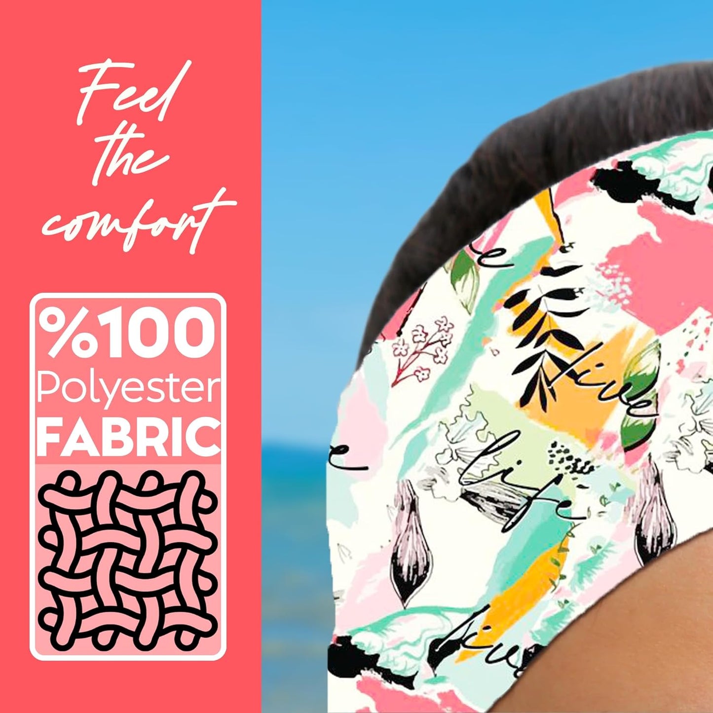 dscarf Womens Neck Scarf 21"x21" Small Square | Headband Scarf Ethnic Bandana Head Scarf Flowering Breathable Lightweight Flowering Design 13
