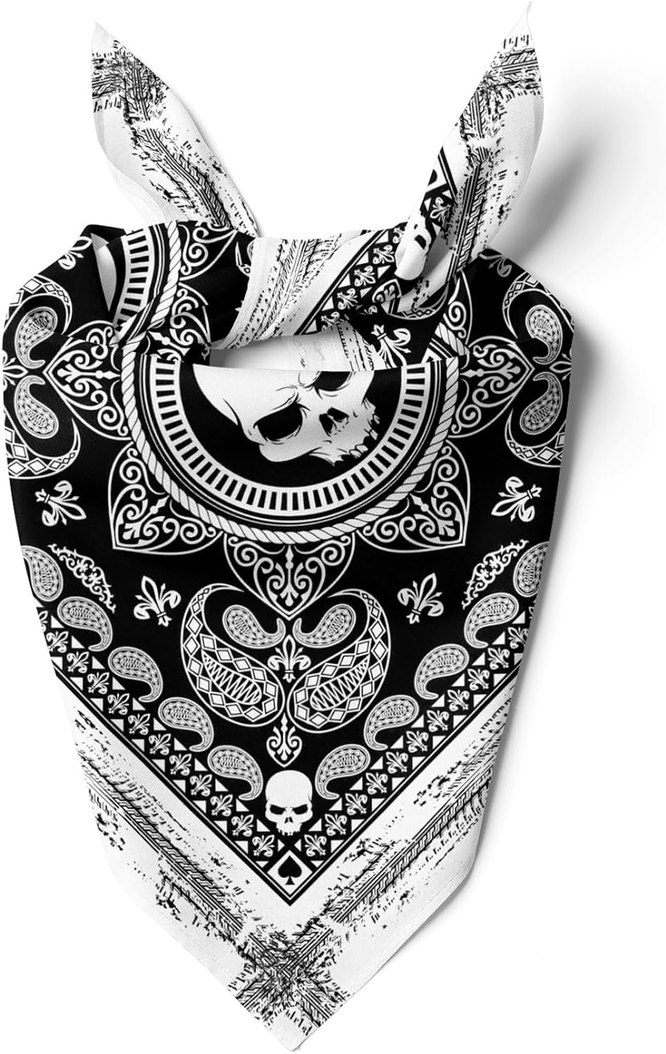 Unisex Neck Scarf 23"x23" Small Square | Headband Scarf Motorcycle Bandana Men & Women Head Scarf Breathable Lightweight Design 9