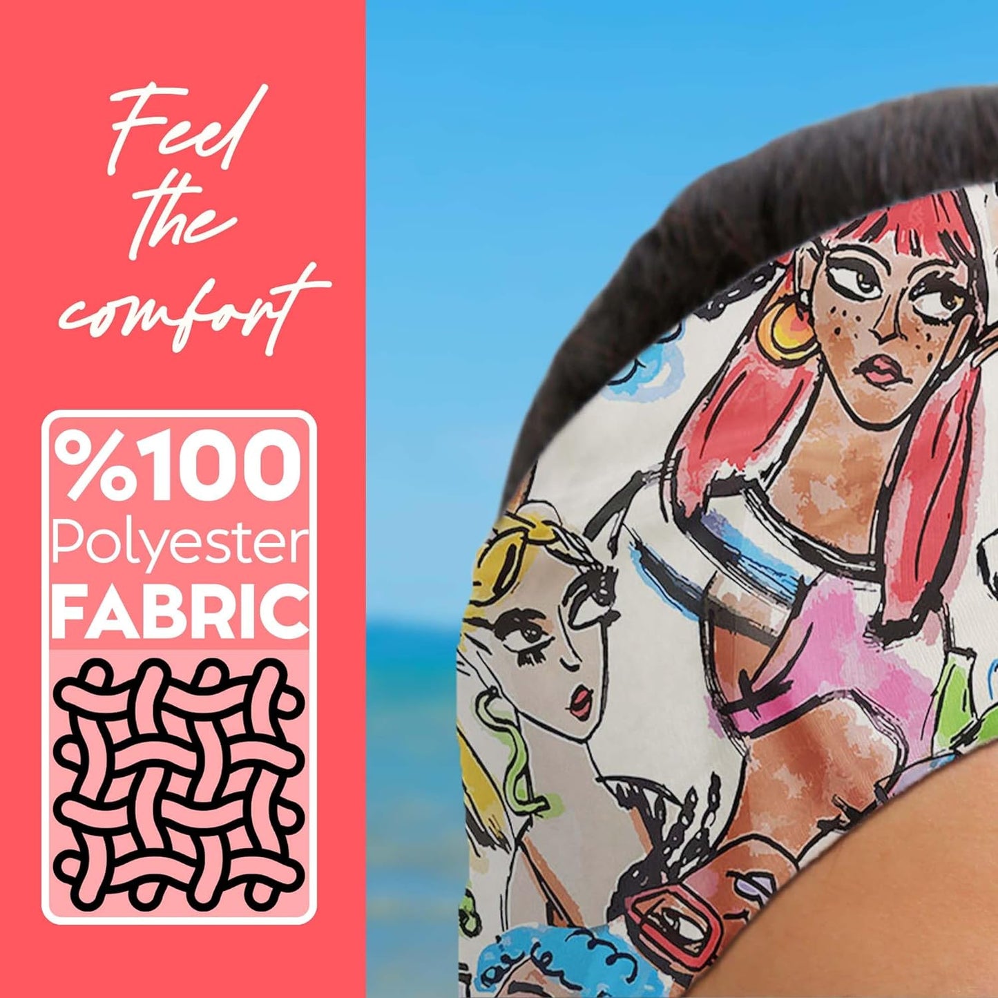 dscarf Womens Neck Scarf 21"x21" Small Square | Headband Scarf Ethnic Bandana Head Scarf Flowering Breathable Lightweight Human Design 1