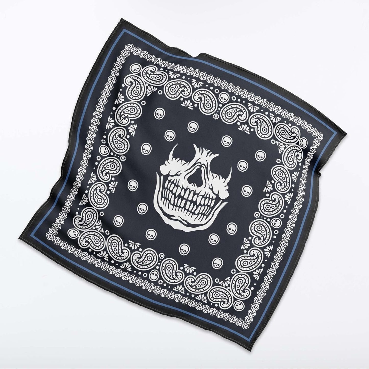 Unisex Neck Scarf 23"x23" Small Square | Headband Scarf Motorcycle Bandana Men & Women Head Scarf Breathable Lightweight Design 8