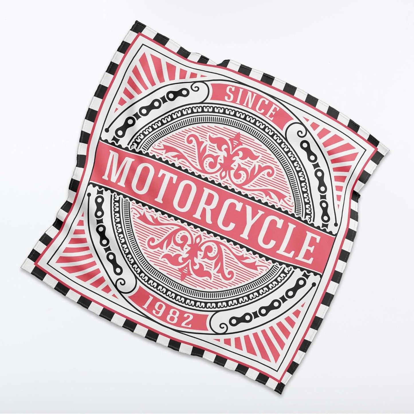 Unisex Neck Scarf 23"x23" Small Square | Headband Scarf Motorcycle Bandana Men & Women Head Scarf Breathable Lightweight Design 6