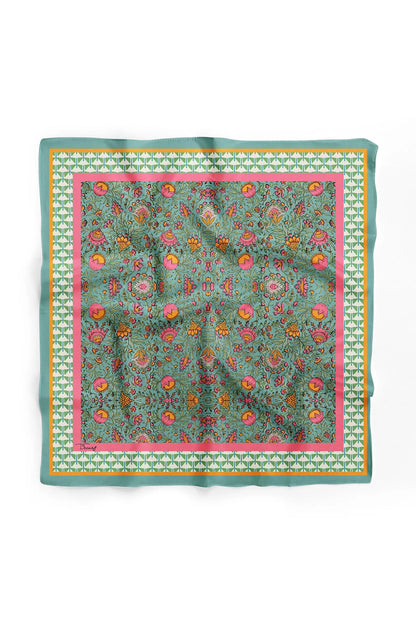 Floral Patterned Cotton Bandana