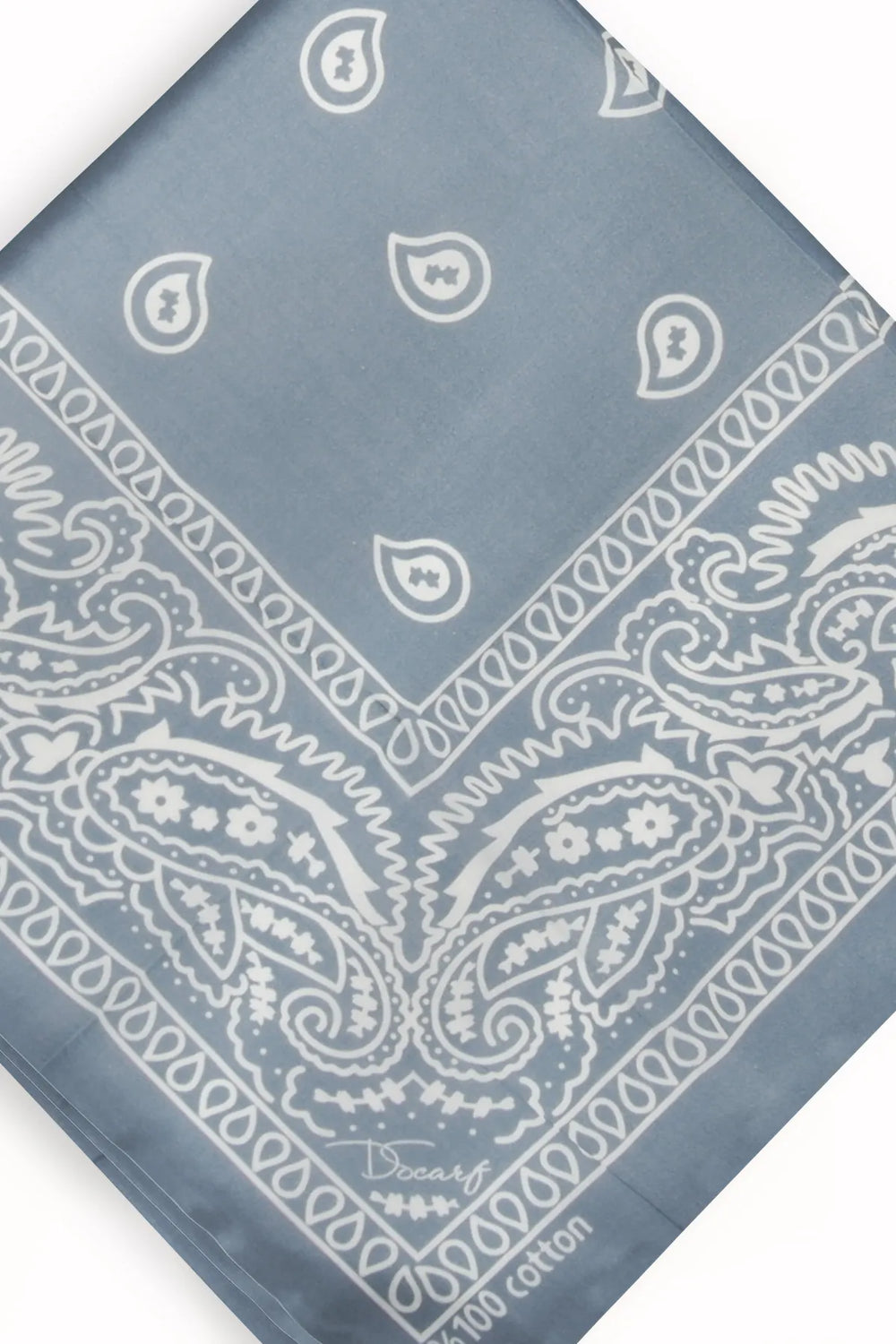 Gri Etnik Desen Bandana - Stil Sahibi Kadın Bandana Fular