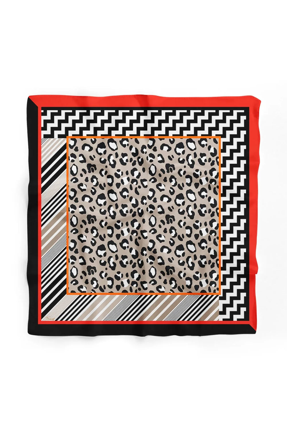 Kadın Leopar Desenli Fular Bandana - Stil Sahibi Kadın Bandana Fular