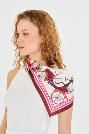 Kadın Fular Bandana - Stil Sahibi Kadın Bandana Fular