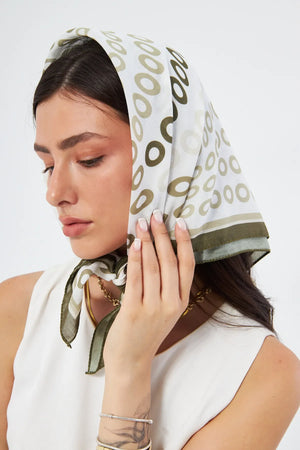 Fular Bandana 70Cm - Stil Sahibi Kadın Bandana Fular