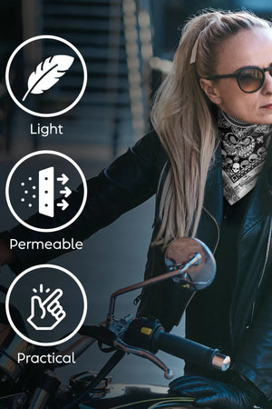 Motorcu Bandanası - Unisex Motorcu Bandanası