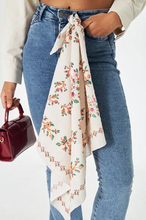 Pamuk Bandana Fular 70Cm - Pamuklu Bandana Fular Günlük Kullanım Için