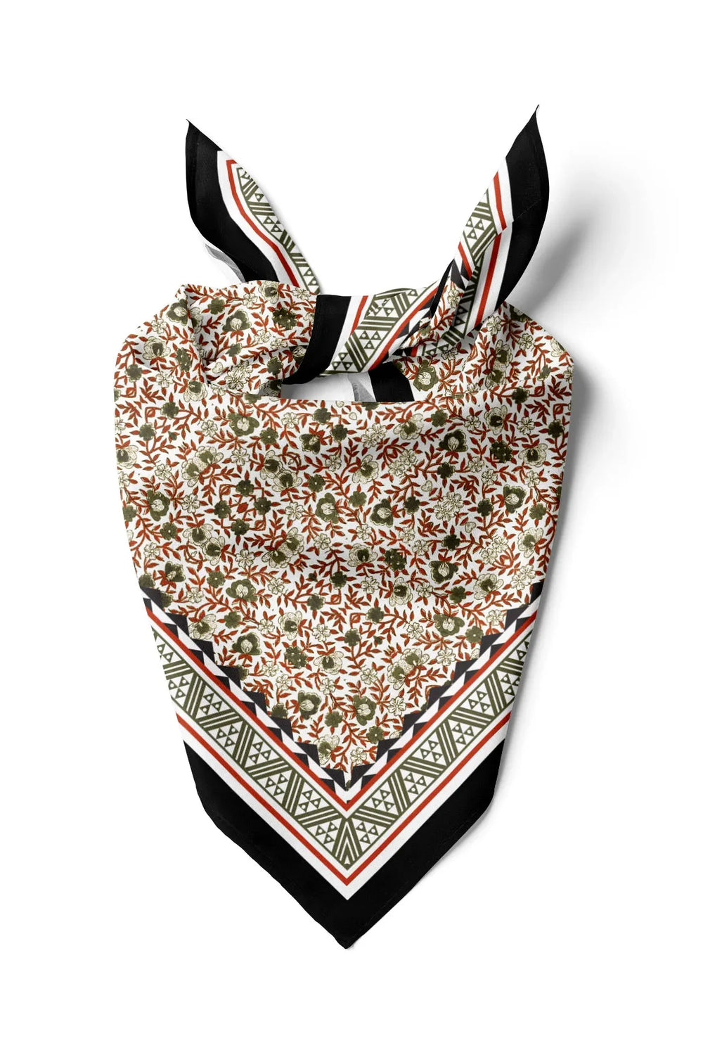 Pamuk Bandana Fular 70Cm - Pamuklu Bandana Fular Günlük Kullanım Için