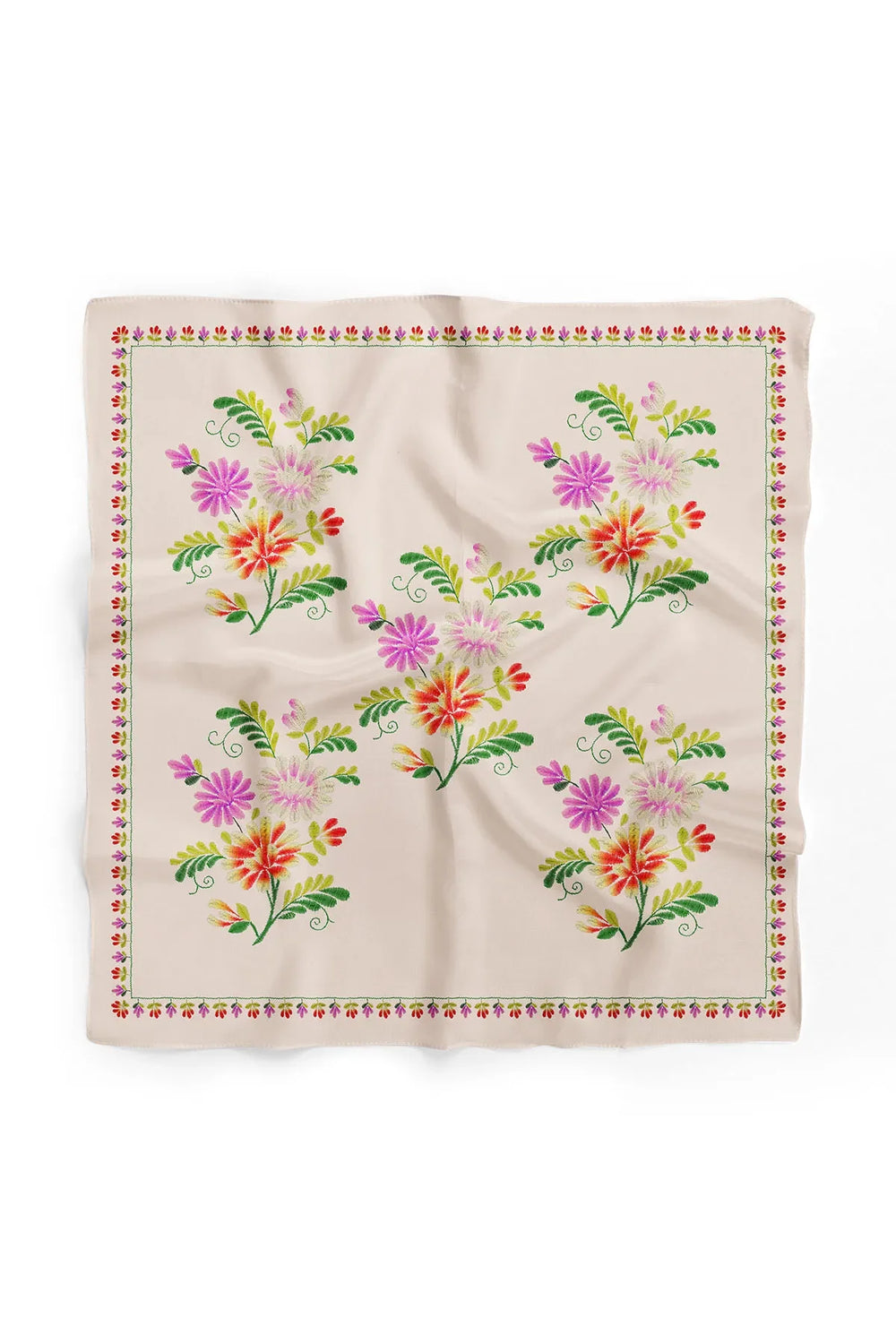 Pamuk Bandana Fular 70Cm - Pamuklu Bandana Fular Günlük Kullanım Için