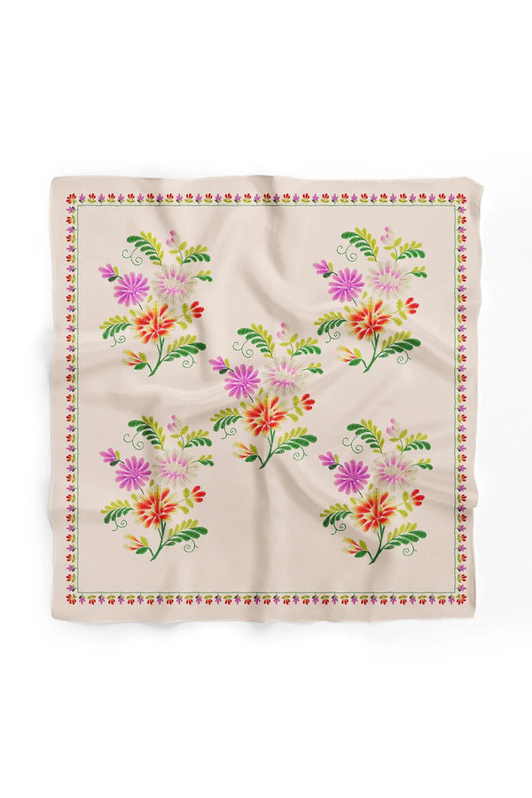 Pamuk Bandana Fular 70Cm - Pamuklu Bandana Fular Günlük Kullanım Için