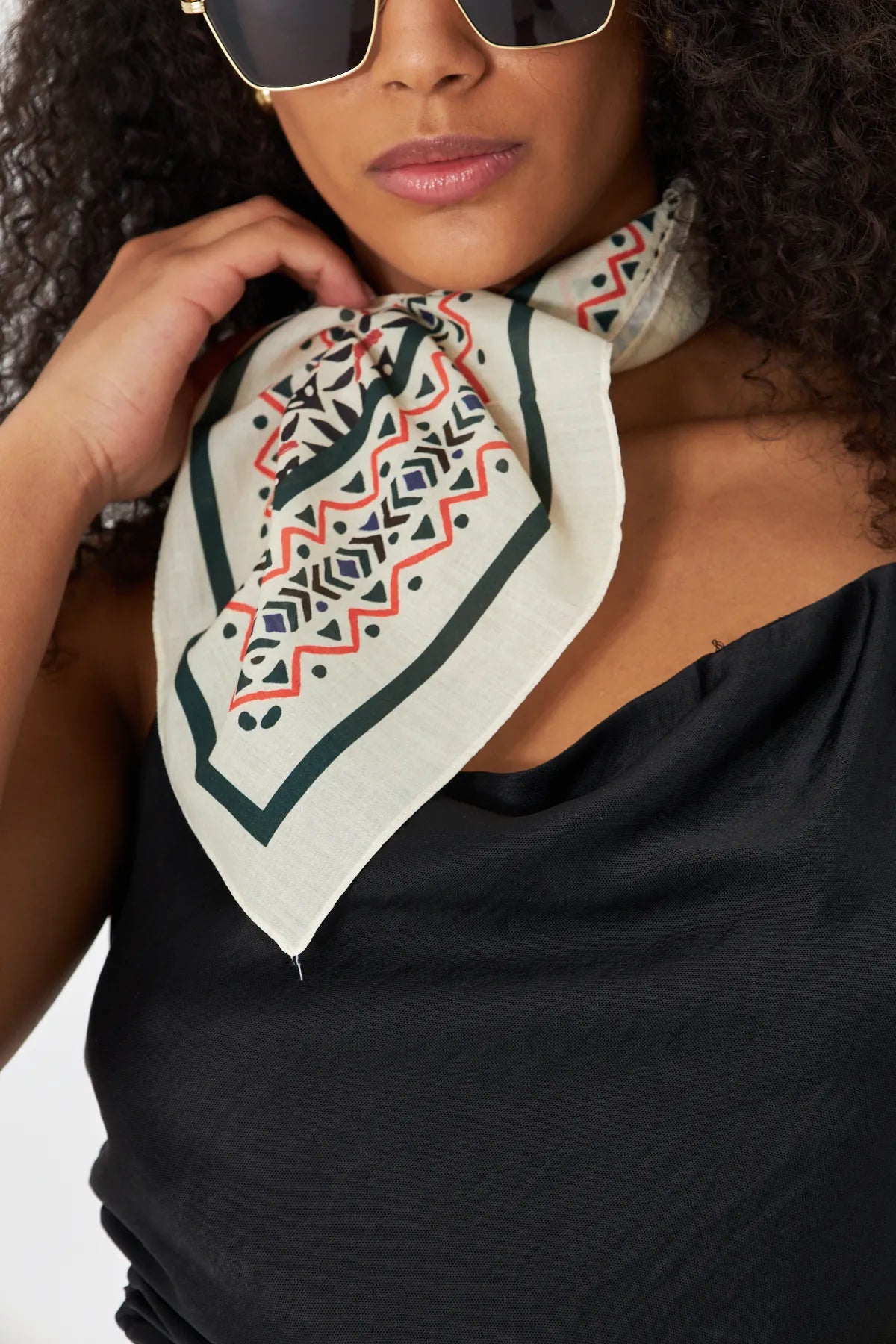 Cotton Bandana Scarf 27.5"