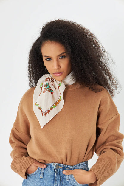 Cotton Bandana Scarf 27.5"