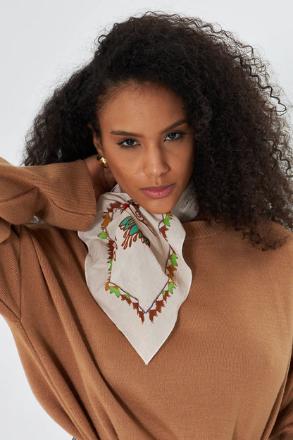 Cotton Bandana Scarf 27.5"