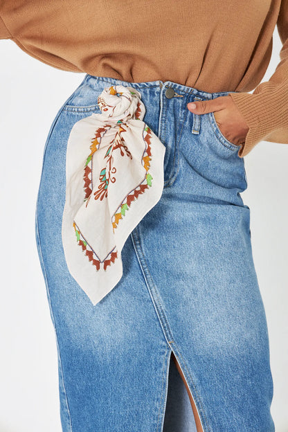 Cotton Bandana Scarf 27.5"