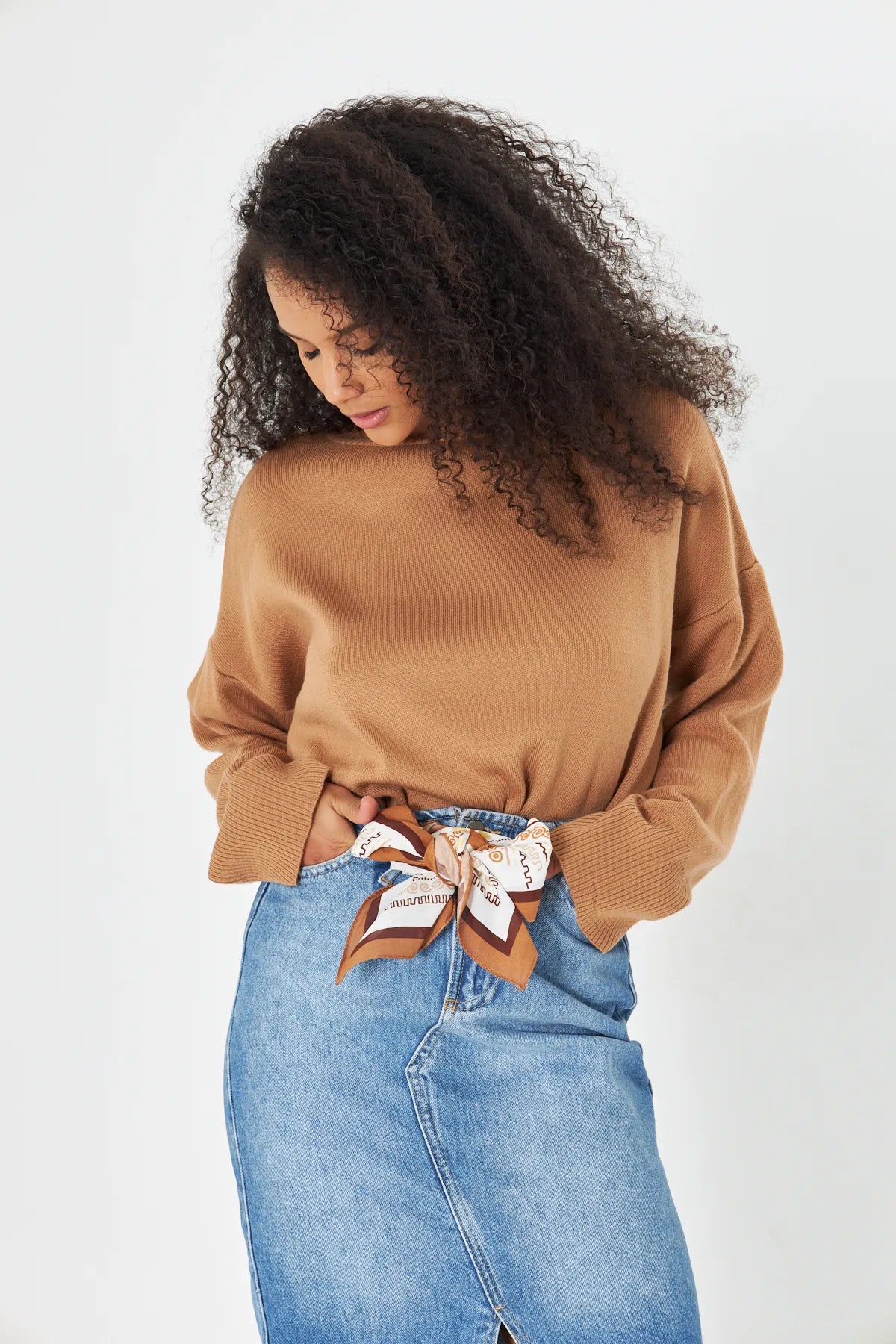 Cotton Bandana Scarf 27.5"