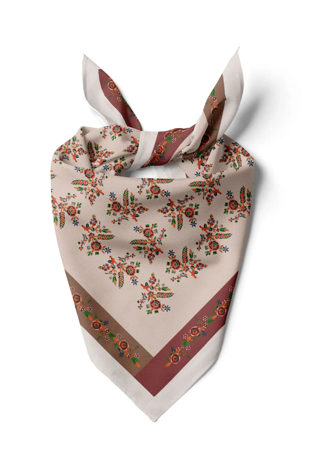 Pamuk Bandana Fular 70Cm - Pamuklu Bandana Fular Günlük Kullanım Için