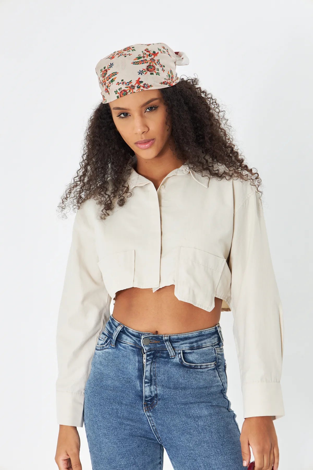 Cotton Bandana Scarf 27.5"