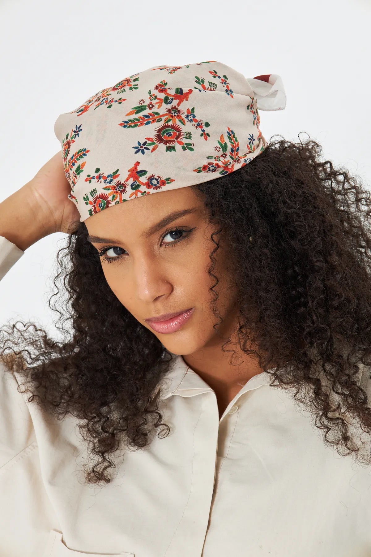 Cotton Bandana Scarf 27.5"