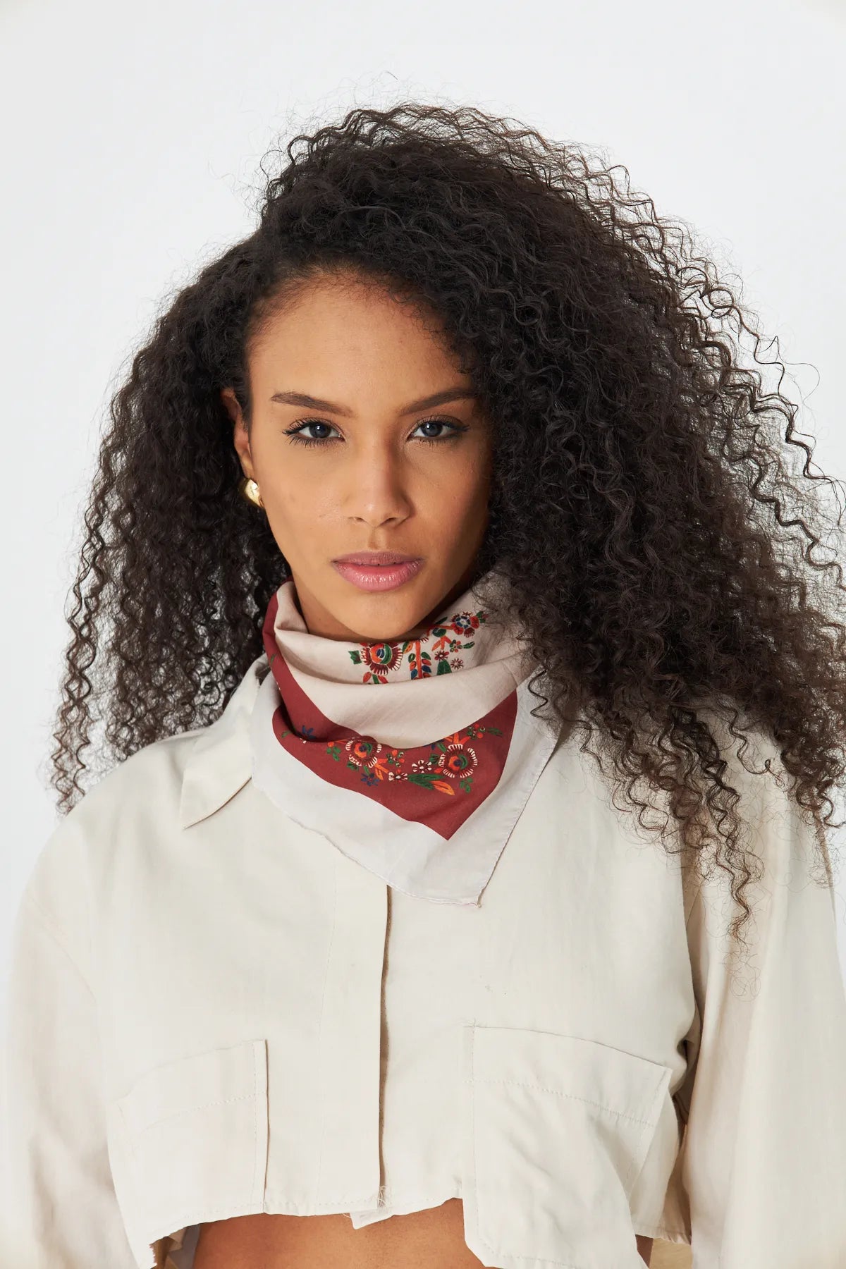 Cotton Bandana Scarf 27.5"