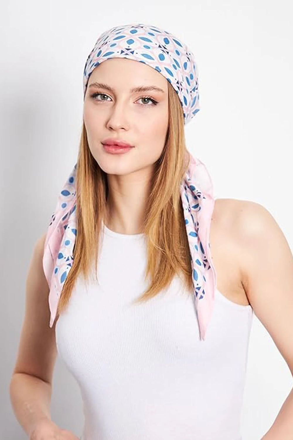 dscarf Headwear Pre Tied Head Scarves for Patterned Women Featuring | Soft Chemo Head Wear Headcover Ready Headwear