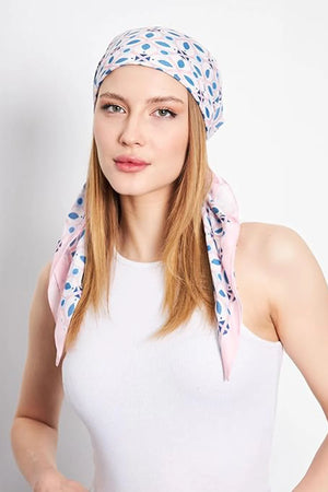 dscarf Headwear Pre Tied Head Scarves for Patterned Women Featuring | Soft Chemo Head Wear Headcover Ready Headwear