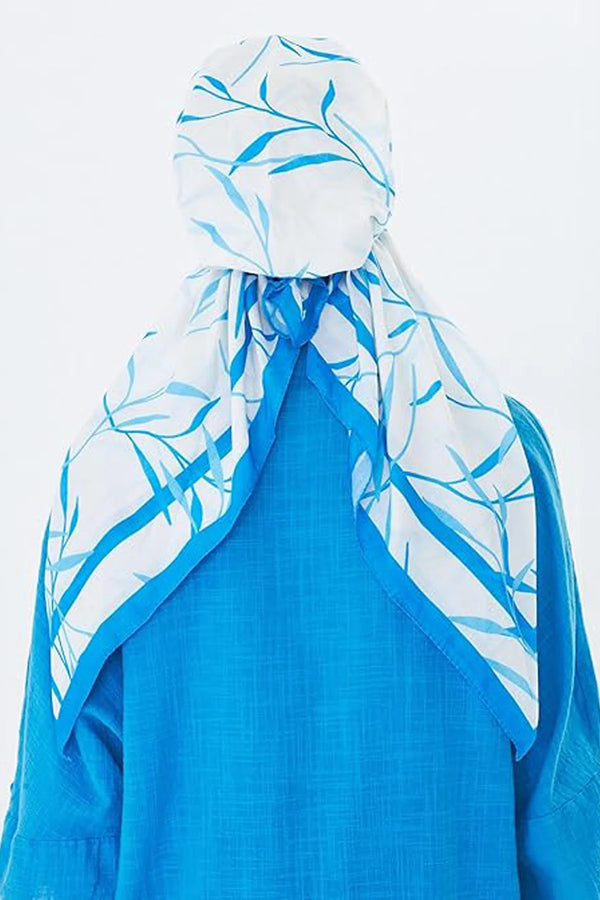 dscarf Headwear Pre Tied Head Scarves for Patterned Women Featuring | Soft Chemo Head Wear Headcover Ready Headwear (Flowering Design 11, One Size)