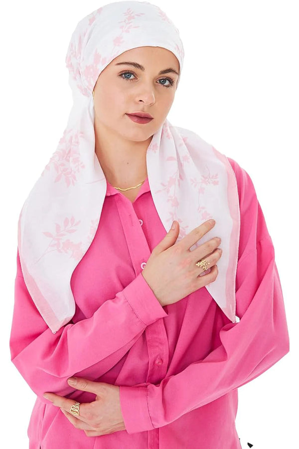 dscarf Headwear Pre Tied Head Scarves for Patterned Women Featuring | Soft Chemo Head Wear Headcover Ready Headwear