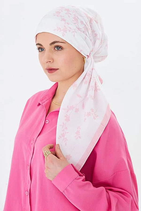 dscarf Headwear Pre Tied Head Scarves for Patterned Women Featuring | Soft Chemo Head Wear Headcover Ready Headwear
