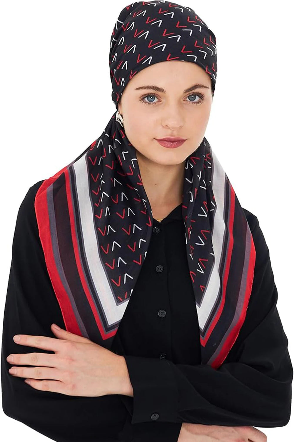 dscarf Headwear Pre Tied Head Scarves for Patterned Women Featuring | Soft Chemo Head Wear Headcover Ready Headwear