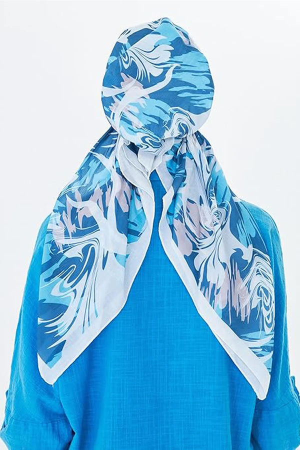 dscarf Headwear Pre Tied Head Scarves for Patterned Women Featuring | Soft Chemo Head Wear Headcover Ready Headwear