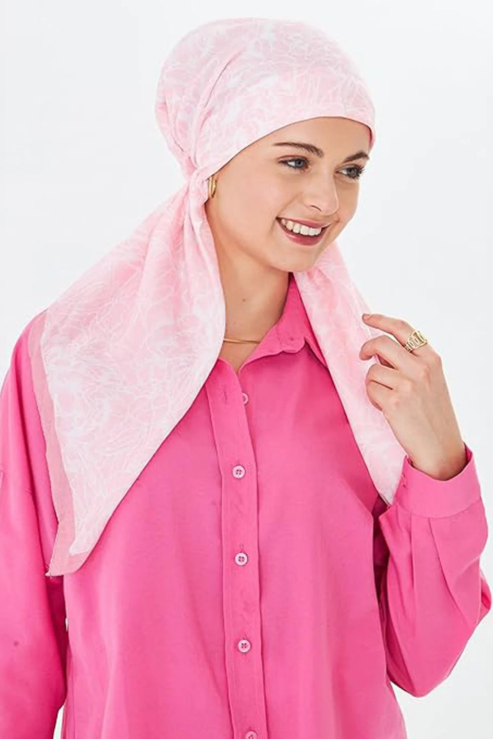 dscarf Headwear Pre Tied Head Scarves for Patterned Women Featuring | Soft Chemo Head Wear Headcover Ready Headwear