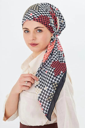 dscarf Headwear Pre Tied Head Scarves for Patterned Women Featuring | Soft Chemo Head Wear Headcover Ready Headwear