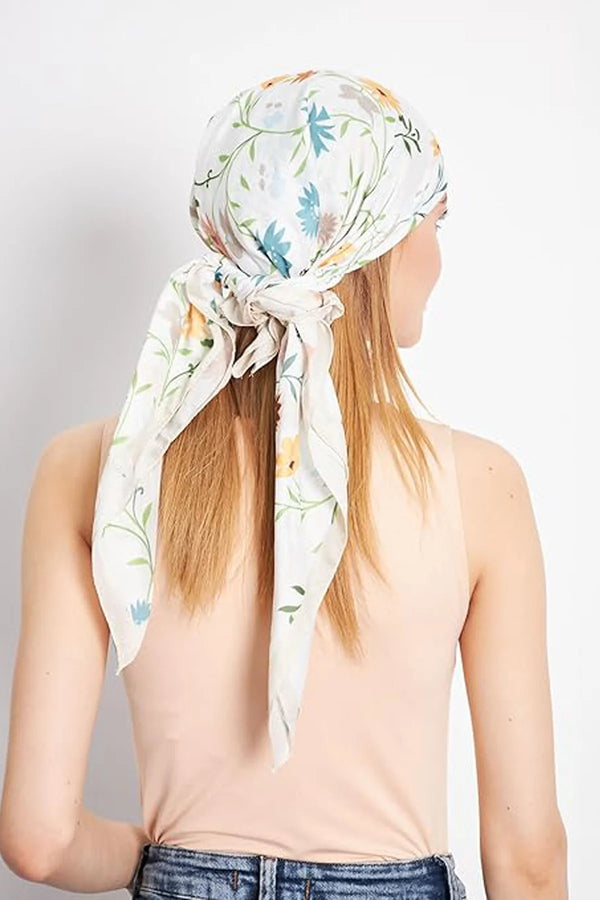 dscarf Headwear Pre Tied Head Scarves for Patterned Women Featuring | Soft Chemo Head Wear Headcover Ready Headwear