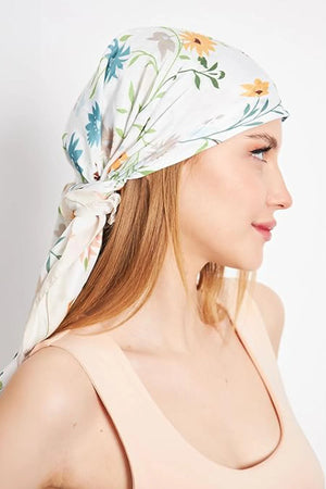 dscarf Headwear Pre Tied Head Scarves for Patterned Women Featuring | Soft Chemo Head Wear Headcover Ready Headwear