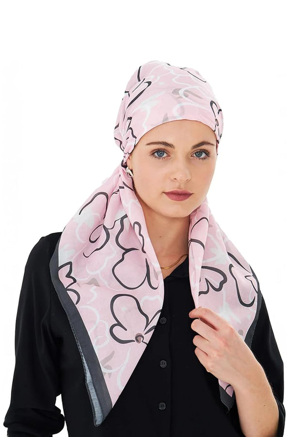 dscarf Headwear Pre Tied Head Scarves for Patterned Women Featuring | Soft Chemo Head Wear Headcover Ready Headwear