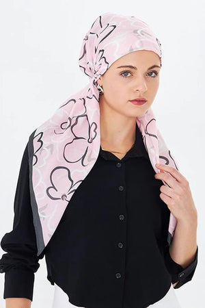 dscarf Headwear Pre Tied Head Scarves for Patterned Women Featuring | Soft Chemo Head Wear Headcover Ready Headwear