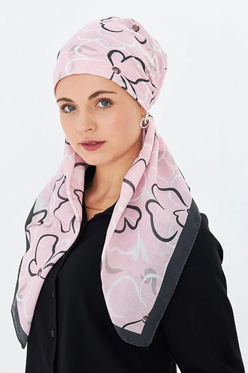 dscarf Headwear Pre Tied Head Scarves for Patterned Women Featuring | Soft Chemo Head Wear Headcover Ready Headwear