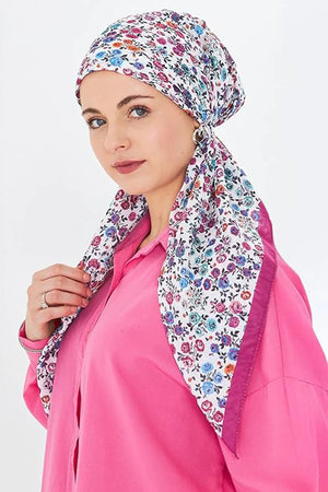 dscarf Headwear Pre Tied Head Scarves for Patterned Women Featuring | Soft Chemo Head Wear Headcover Ready Headwear