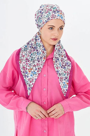 dscarf Headwear Pre Tied Head Scarves for Patterned Women Featuring | Soft Chemo Head Wear Headcover Ready Headwear