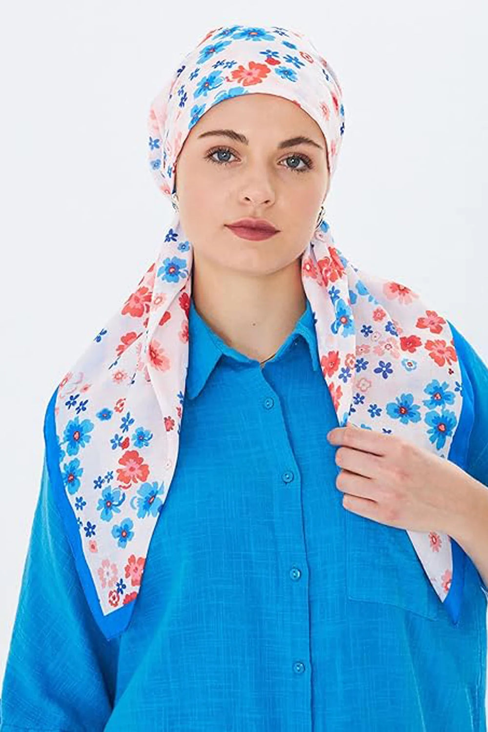 dscarf Headwear Pre Tied Head Scarves for Patterned Women Featuring | Soft Chemo Head Wear Headcover Ready Headwear