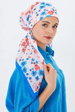 dscarf Headwear Pre Tied Head Scarves for Patterned Women Featuring | Soft Chemo Head Wear Headcover Ready Headwear