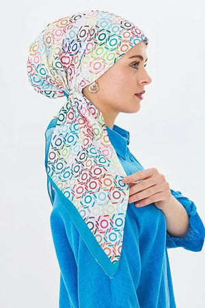 dscarf Headwear Pre Tied Head Scarves for Patterned Women Featuring | Soft Chemo Head Wear Headcover Ready Headwear