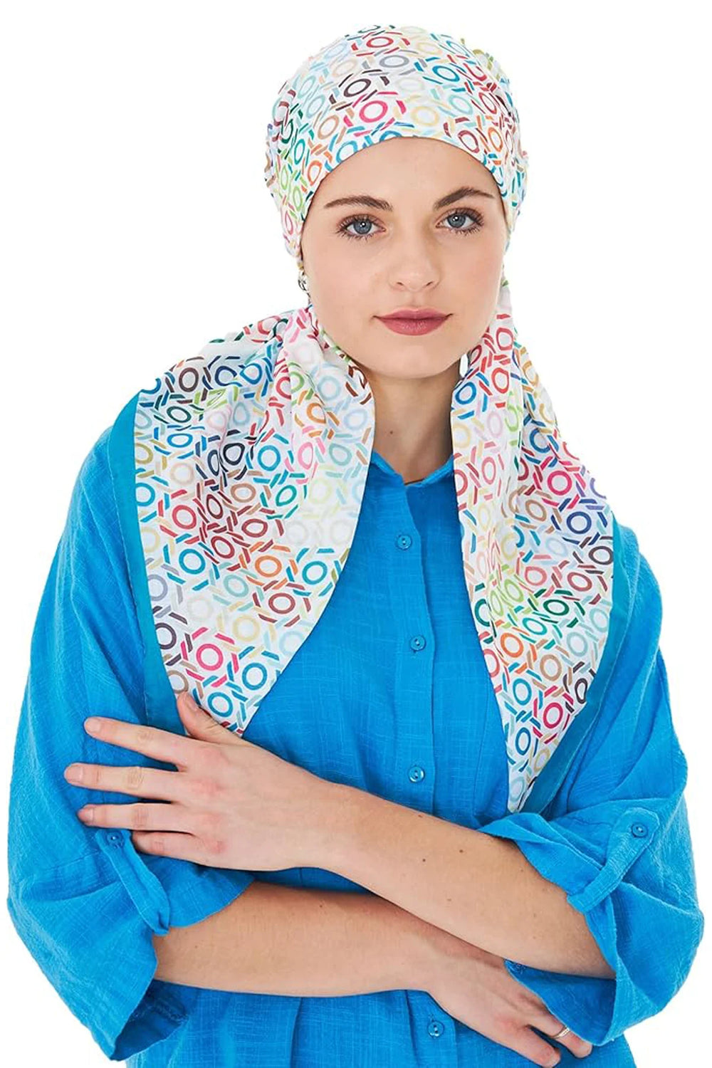 dscarf Headwear Pre Tied Head Scarves for Patterned Women Featuring | Soft Chemo Head Wear Headcover Ready Headwear
