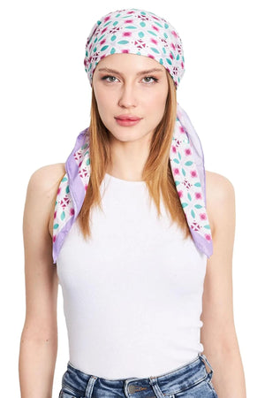 dscarf Headwear Pre Tied Head Scarves for Patterned Women Featuring | Soft Chemo Head Wear Headcover Ready Headwear