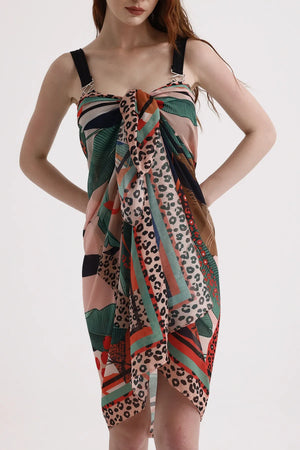 Leopar Desenli Pareo - Plaj Için Hafif Desenli Pareo