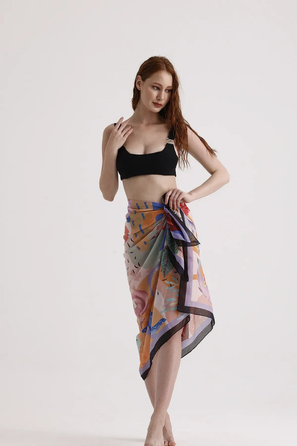 Deniz Yıldızlı Pareo - Yazlık Plaj Pareosu