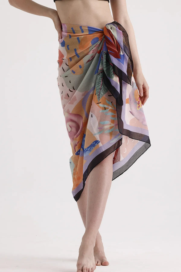 Deniz Yıldızlı Pareo - Yazlık Plaj Pareosu